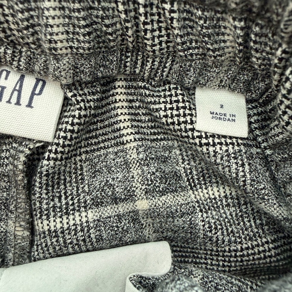 NWT Plaid Pleated Gray Trousers - Picture 6 of 8